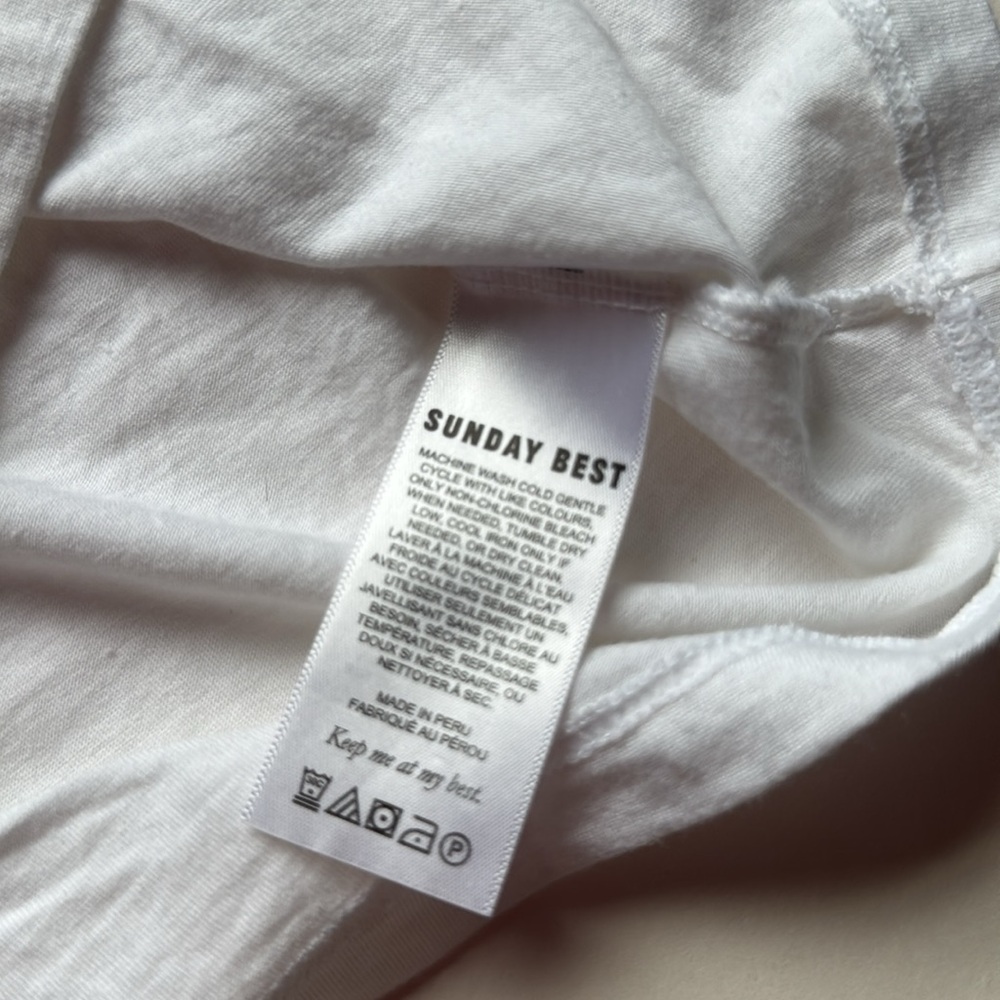 Soft Sunday Best Embroidered Tee Size M - Picture 4 of 4